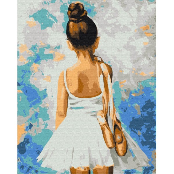 Картина за номерами Мадемуазель з пуантами BS28358