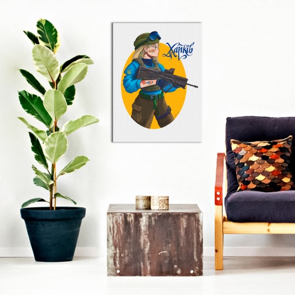 Картина на холсте Несокрушимый Харьков © Захарова Наталия