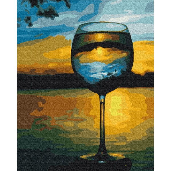 Картина за номерами Небесний напій BS35810