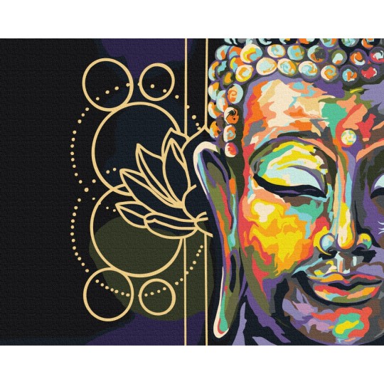 Преміум картина за номерами Символіка Будди PBS52648