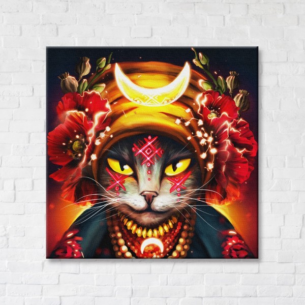 Киця-мольфарка ©Маріанна Пащук CN53256M