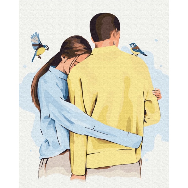 Преміум картина за номерами В твоїх обіймах ©Alla Berezovska PBS53452