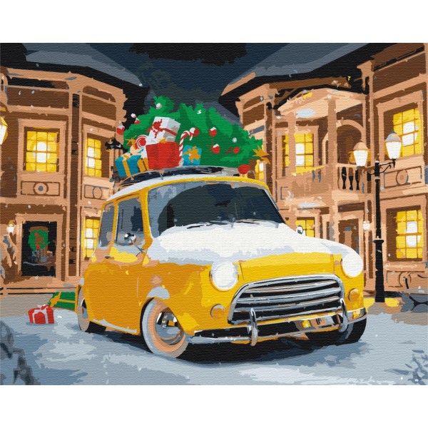 Картина за номерами Доставка свята