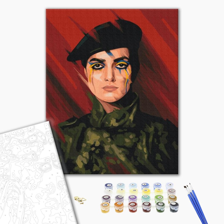 Картина за номерами Сила України ©Поліна Скурихіна