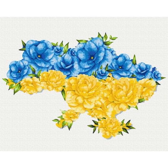 Картина по номерам Цветущая Украина ©Svetlana Drab