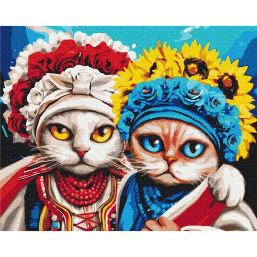 Картина за номерами Лапка підтримки @marysha_art