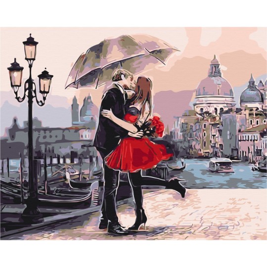 Картина за номерами Пара в Венеції