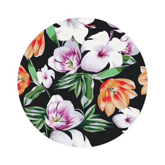 Картина за номерами Квіти в тропіках RC00016M