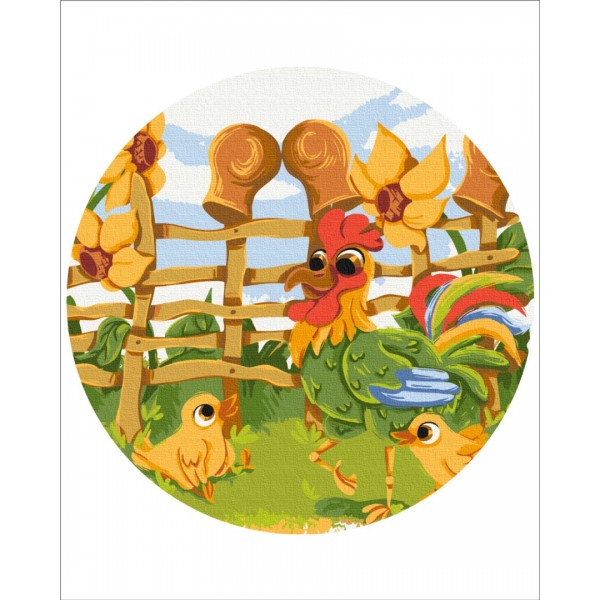 Картина за номерами Півники © Didevych Kateryna RC00059M