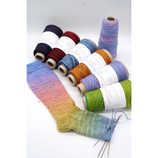 Laines du Nord Watercolor Sock, 103