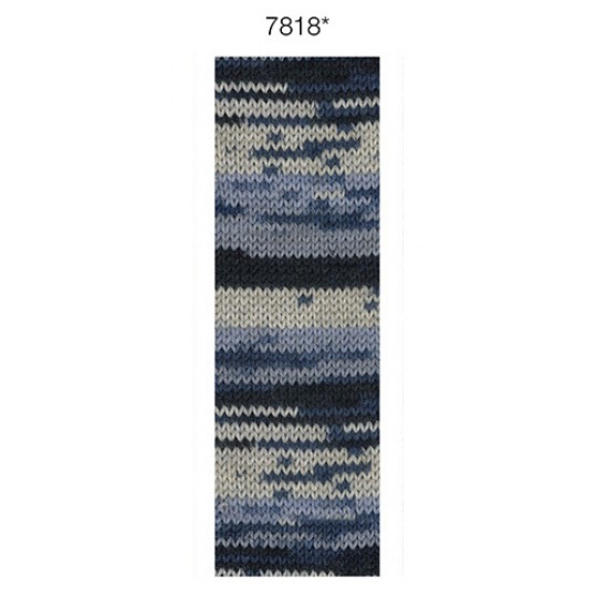 Lana Grossa Meilenweit Denim Mix, 7818