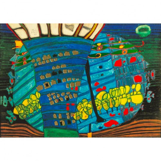 Opal Sockenwolle, серия Hundertwasser, 1432