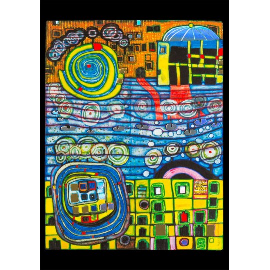 Opal Sockenwolle, серия Hundertwasser, 2105