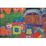 Opal Sockenwolle, серия Hundertwasser, 3200
