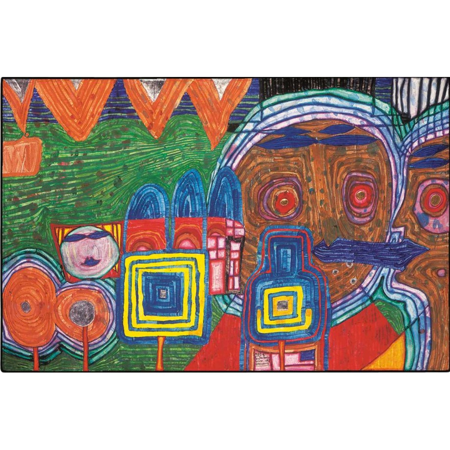 Opal Sockenwolle, серия Hundertwasser, 3200