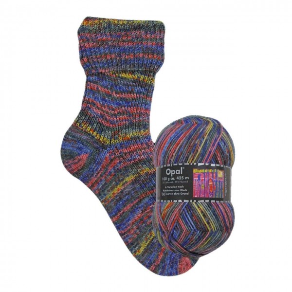 Opal Sockenwolle, серия Hundertwasser, 3205