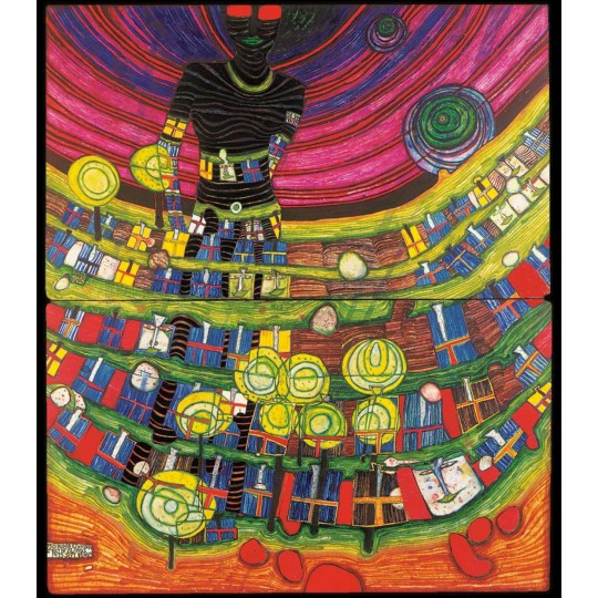 Opal Sockenwolle, серия Hundertwasser, 3206