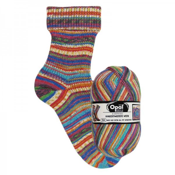 Opal Sockenwolle, серия Hundertwasser, 4055