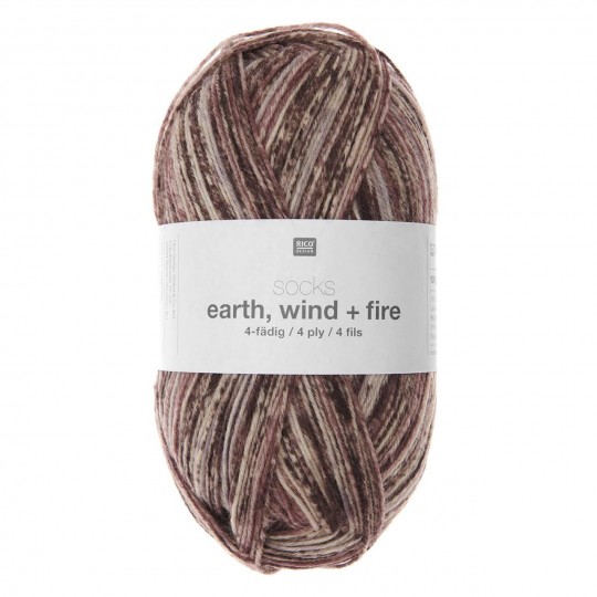 Rico Design Socks Earth + Wind + Fire, 05 - Terra