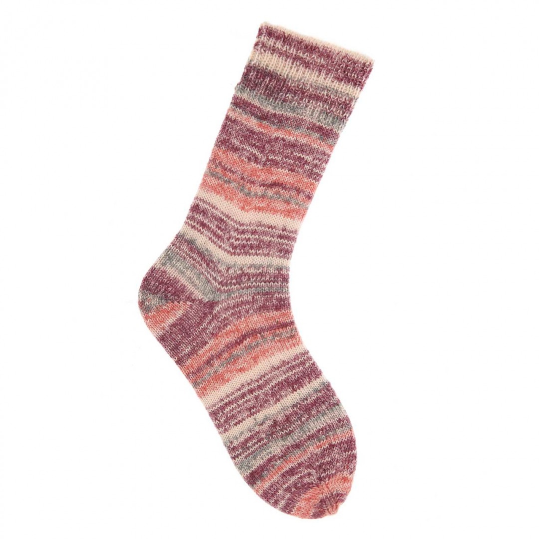 Rico Design Socks Earth + Wind + Fire, 01 - Berry