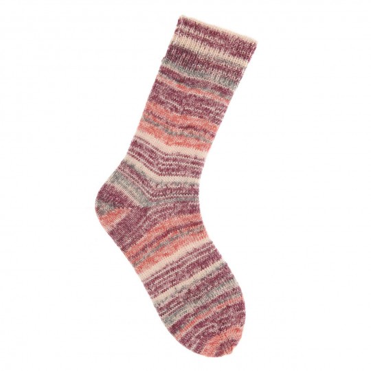 Rico Design Socks Earth + Wind + Fire, 01 - Berry