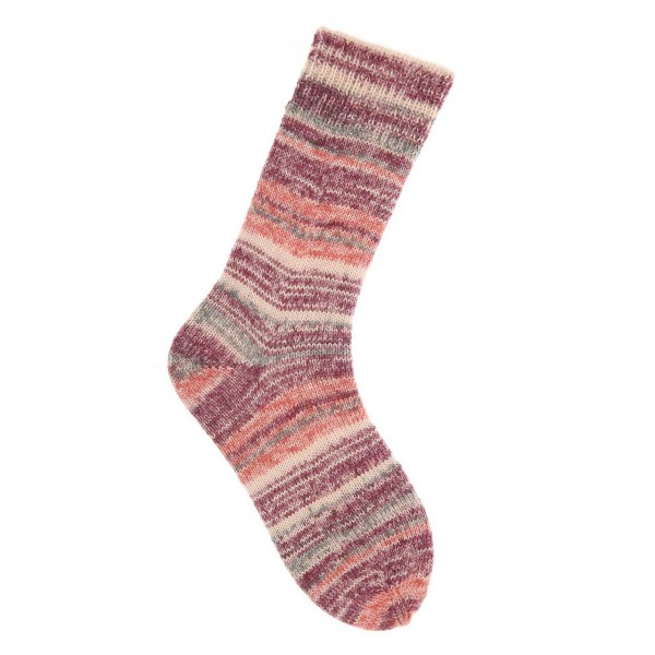 Rico Design Socks Earth + Wind + Fire, 01 - Berry