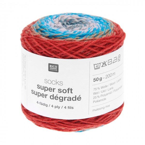 Rico Design Socks Super Soft Super Dégradé, 003