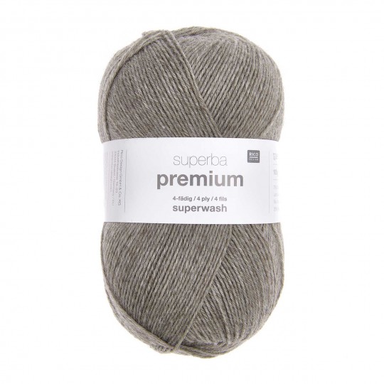 Rico Design Superba Premium Uni 100 г, 017 світло-коричневий