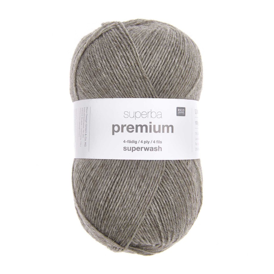 Rico Design Superba Premium Uni 100 г, 017 світло-коричневий