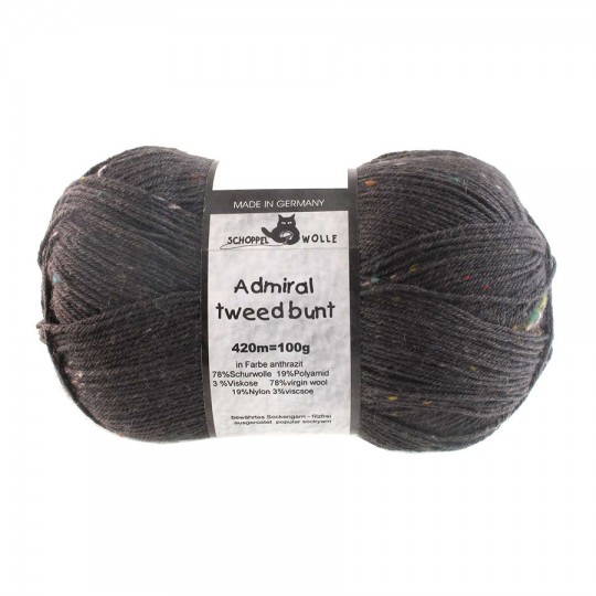 Schoppel Admiral Tweed Bunt, 8805 Графіт