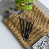 Спиці шкарпеткові KnitPro Karbonz, 15 см