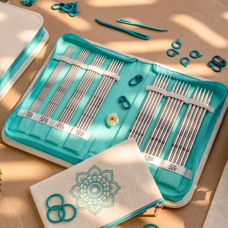 Набір шкарпеткових сталевих спиць KnitPro Mindful Grateful