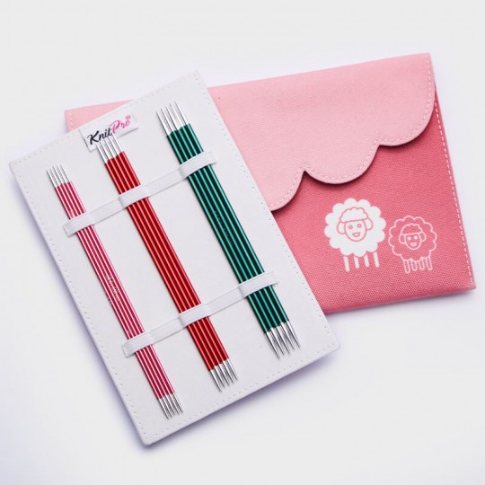 Набор носочных стальных спиц KnitPro Zing - Socks Kit, 15 см