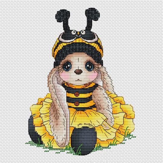 Набір для вишивання Зайка Бджілка