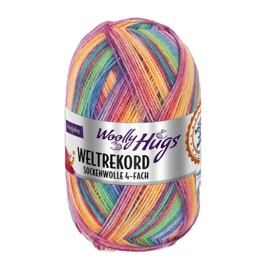 Woolly Hugs Weltrekord Sockenwolle, 01