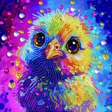 Цветной птенец