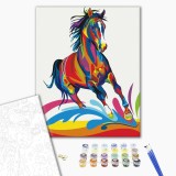 Картина за номерами - Райдужний кінь
