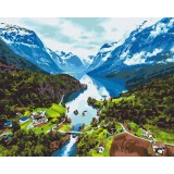 Картина по номерам - Альпы