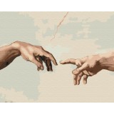 Картина по номерам - Создание Адама