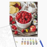 Картина за номерами - Малиновий перекус