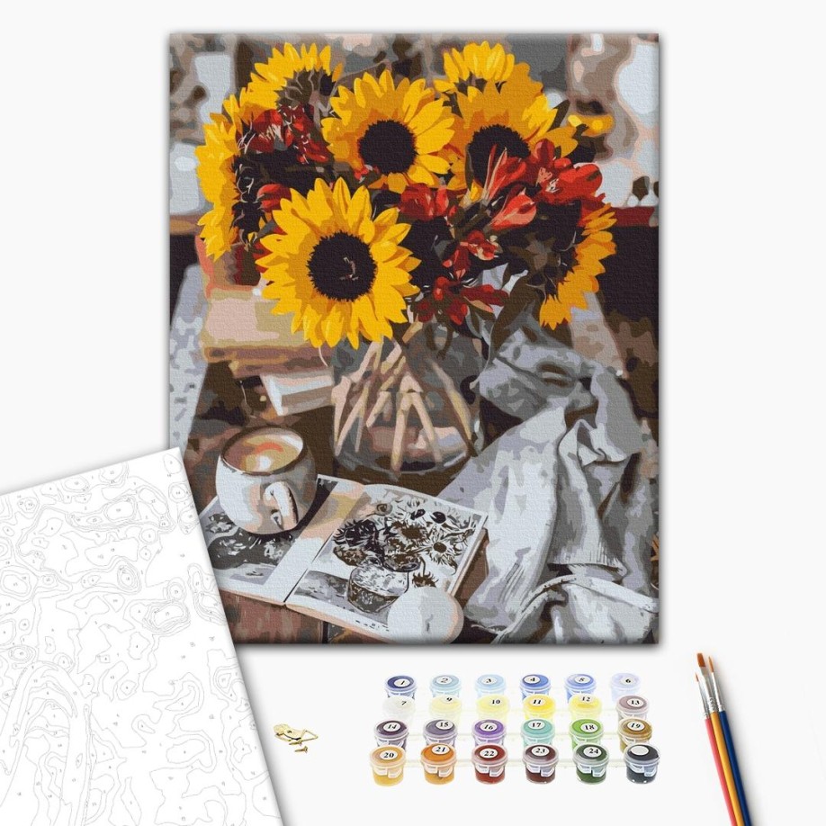 Картина за номерами - Затишний осінній букет