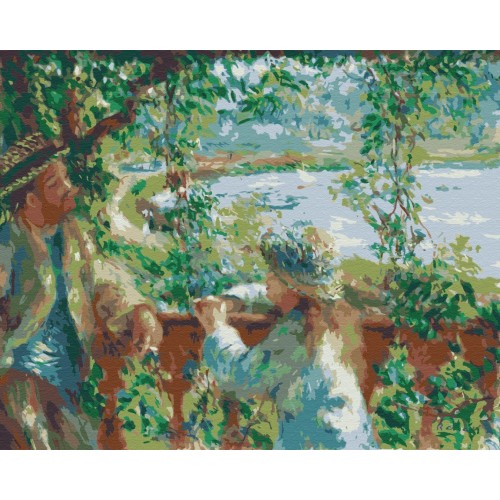 Картина за номерами - Біля озера. П'єр-Огюст Ренуар