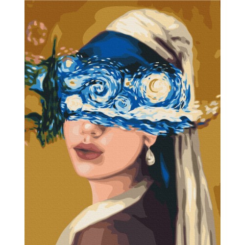 Картина по номерам - Взгляд в звездную ночь © Viktoriya Kovalenko