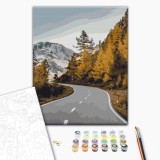 Картина за номерами - Пейзажна дорога