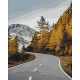Картина за номерами - Пейзажна дорога