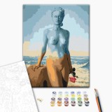 Картина за номерами - Красивий корабель. Рене Магрітт