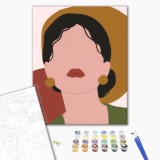 Картина за номерами - Триптих Лінії стилю 1