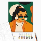 Картина за номерами - Триптих Весняний стиль 3