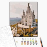 Картина за номерами - Храм Святого Серця. Барселона