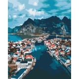 Картина за номерами - Норвезькі фіорди